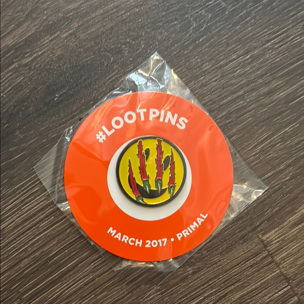 Loot Crate March 2017 Primal Exclusive Collectible Pin